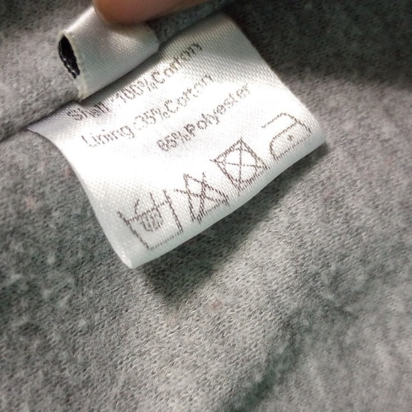 Detre No.2 Black Stone Washed Denim Sweatshirt Jacket - Picture 13 of 13